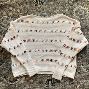 Loft Lou & Grey rainbow stitch sweater